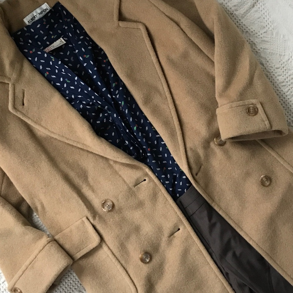 Vintage Albert Nipon Camel Hair Jacket